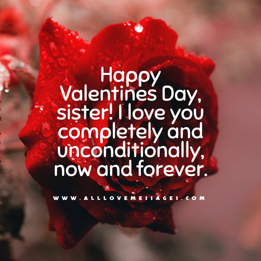 42 Valentines Day Messages Quotes For Sister